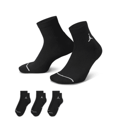 black and purple jordan socks