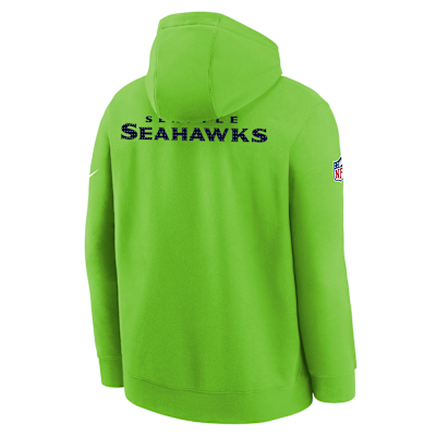Seattle Seahawks Sideline Club Big Kids' Nike NFL Pullover Hoodie