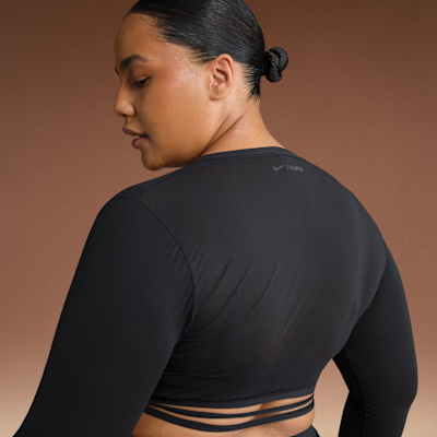 NikeSKIMS Weightless Layers Women's Long-Sleeve Wrap Top