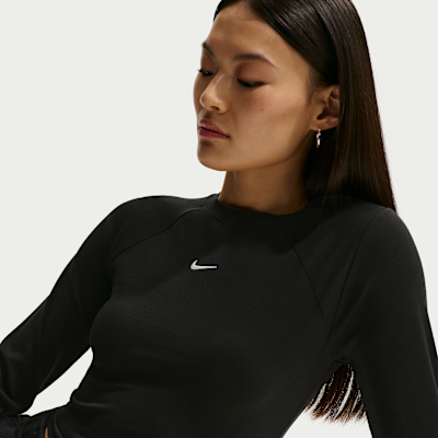 Nike Sportswear Chill Knit Women's Tight Long-Sleeve Ribbed Top