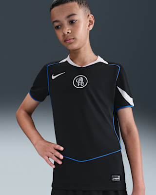 Детские джерси Chelsea FC 2025/26 Stadium Third Big Kids' Nike Dri-FIT Total 90 Soccer Replica Jersey