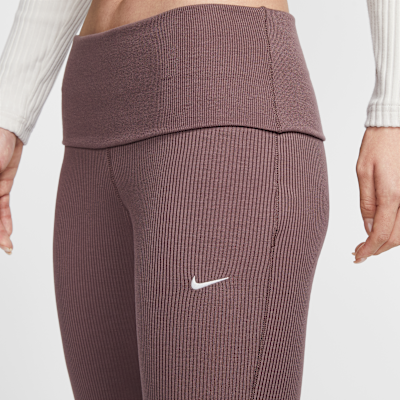 ナイキ スポーツウェア チル ニット ウィメンズ ミッドライズ タイト リブ パンツ