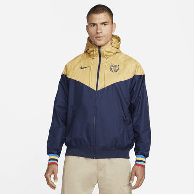práctica Subir y bajar Destructivo F.C. Barcelona Windrunner Men's Full-Zip Hooded Jacket. Nike GB