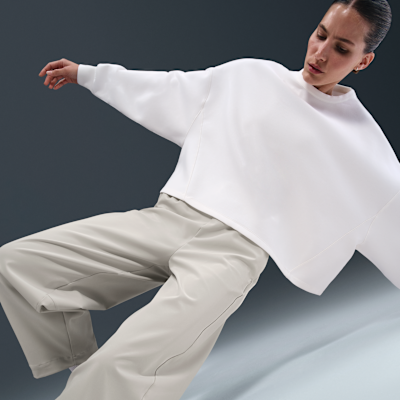 Pants Dri-FIT de tiro alto de pierna holgada y tipo barril para mujer Nike 24.7 PerfectStretch