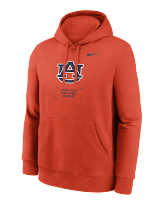 Мужское худи Auburn Club Basketball 2-Hit Nike College Pullover Hoodie для баскетбола
