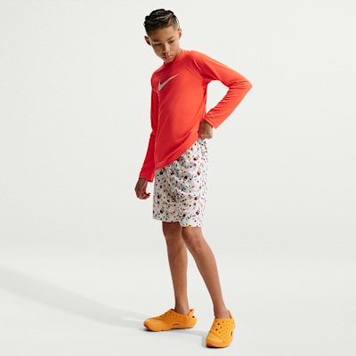 Nike Swim Breaker Big Kids' (Boys') 7" Brief-Lined Volley Short