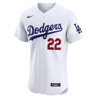 Jersey Nike Dri-FIT ADV de la MLB Elite para hombre Clayton Kershaw Los Angeles Dodgers