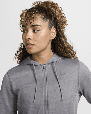 Nike Women's Therma-FIT One Full-Zip Hoodie, Medium, Fireberry