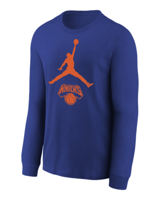 Подростковая футболка New York Knicks Essential Big Kids' Jordan NBA Long-Sleeve