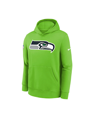 Детское худи Seattle Seahawks Sideline Club Big Kids' Nike NFL Pullover Hoodie