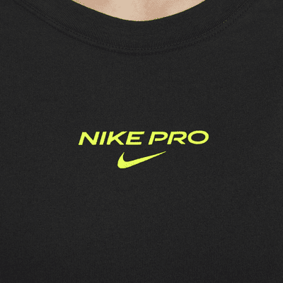 Nike Pro Women's Dri-FIT Short-Sleeve Cropped Tee