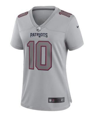 Youth Nike Mac Jones Gray New England Patriots Atmosphere