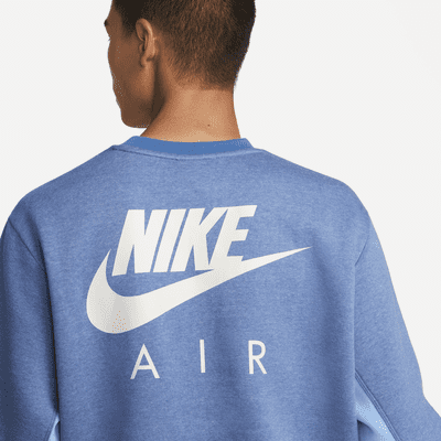 nike air crew sweatshirt blue