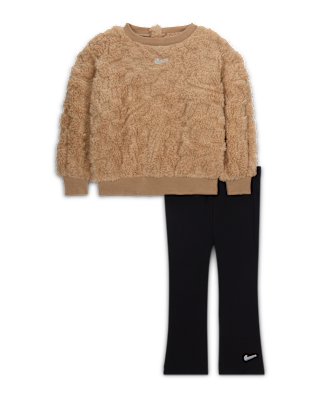 Детские тайтсы Nike Cozy Baby (12-24M) 2-Piece Flared Leggings Set