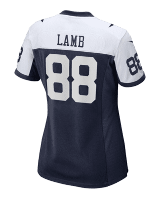 Women's Nike CeeDee Lamb Gray Dallas Cowboys Atmosphere Fashion Game Jersey Size: Small