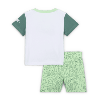 Nike Sportswear Create Your Own Adventure Baby (12-24M) T-Shirt and Shorts Set