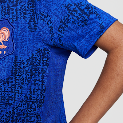 FFF Academy Pro Older Kids' Nike Dri-FIT Football Pre-Match Short-Sleeve Top
