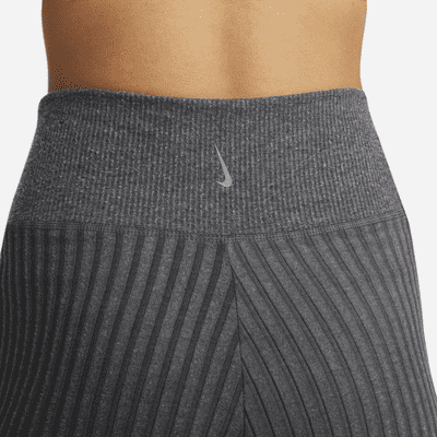 Pants de tela de canalé para mujer Nike Yoga Luxe