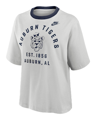 Женская футболка Auburn Legacy Arch Script Boxy Nike College