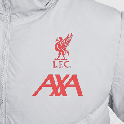 Pánská fotbal parka Liverpool FC Strike Windrunner PrimaLoft® Nike Storm-FIT s kapucí