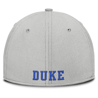 Gorra universitaria Nike Dri-FIT para hombre Duke Rise Practice Swoosh
