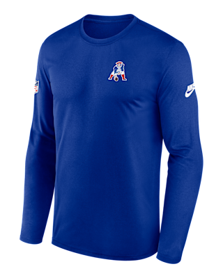 Мужская футболка New England Patriots Alt Legend Small Logo Nike Dri-FIT NFL Long-Sleeve