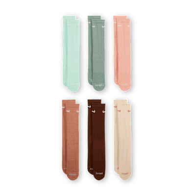 Nike Everyday Plus Cushioned Calcetines largos de entrenamiento (6 pares)
