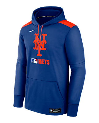 Мужское худи New York Mets Authentic Collection Nike Therma MLB Pullover Hoodie