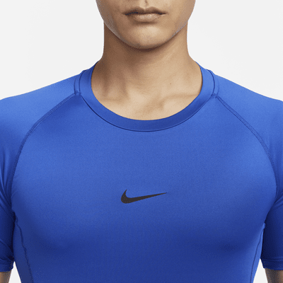 Męska przylegająca koszulka z krótkim rękawem do fitnessu Dri-FIT Nike Pro