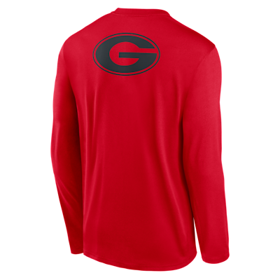 Georgia Primetime Legend 2-Hit Men's Nike Dri-FIT College Long-Sleeve T-Shirt