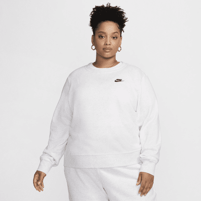 Nike Sportswear Club Fleece Women's Crew-Neck Sweatshirt (Plus Size)