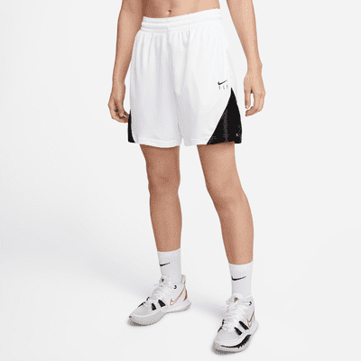 Womens White Basketball Shorts.