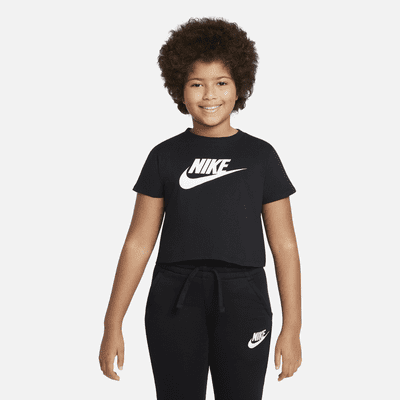 Nike Sportswear Older Kids' (Girls') Cropped T-Shirt. Nike UK