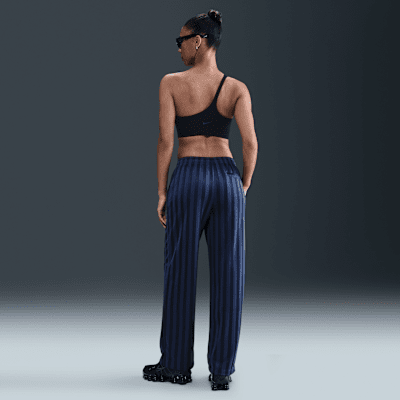 Nike Sportswear Women's Mid-Rise Loose Jacquard Striped Tracksuit Bottoms