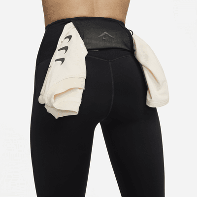 Nike Trail Go 7/8-legging met hoge taille, zakken en complete ondersteuning voor dames