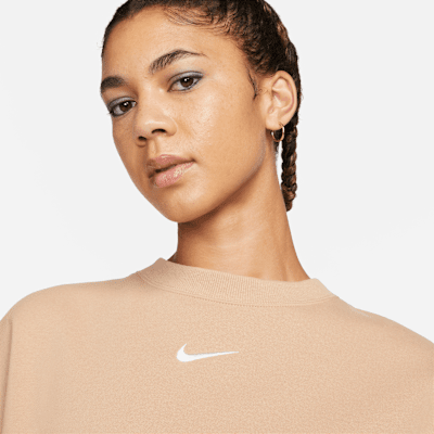 women's nike sportswear phoenix fleece oversized crewneck sweatshirt