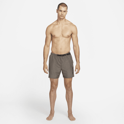 Nike verstaubare Schwimmhose mit Gürtel für Herren (ca. 12,5 cm)