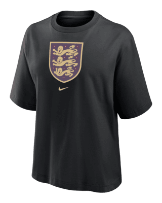 Женская футболка England Nike Soccer Boxy