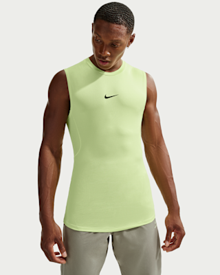 Мужские тайтсы Nike Pro Dri-FIT Tight Sleeveless Fitness Top для тренировок