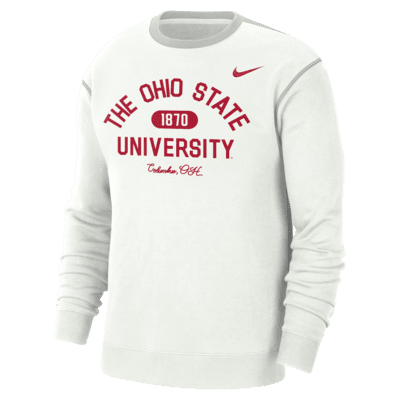 Ohio State Men's Nike College Crew-Neck Top