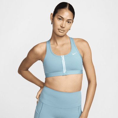 Nike Swoosh Front Zip Women's Medium-Support Padded Sports Bra