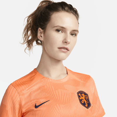 Jersey de fútbol Nike Dri-FIT de los Países Bajos local 2023 Stadium para mujer