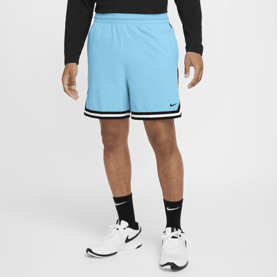 Shorts de básquetbol de tejido Woven UV Dri-FIT de 15 cm para hombre Nike DNA