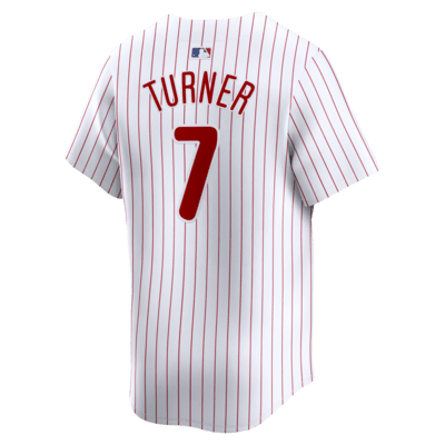 Jersey Nike Dri-FIT ADV de la MLB Limited para hombre Trea Turner Philadelphia Phillies