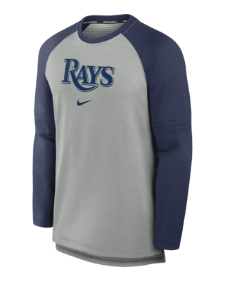 Мужская футболка Tampa Bay Rays Authentic Collection Game Time Nike Breathe MLB Long-Sleeve