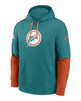 Мужское худи Miami Dolphins Logo Team Issue Club Nike NFL Pullover Hoodie