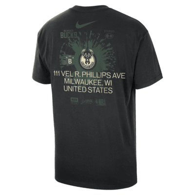 Milwaukee Bucks Max90 Men's Nike NBA T-Shirt