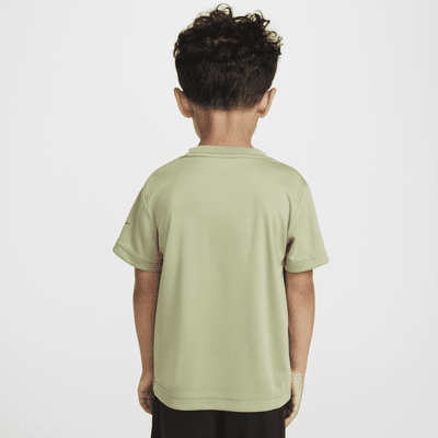 Playera Swoosh infantil Nike Dri-FIT "Just Do It"