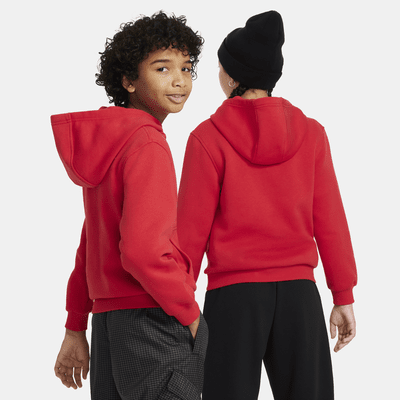 Sudadera con gorro para niños talla grande Nike Sportswear Club Fleece