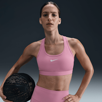 Brassière de sport rembourrée Nike Swoosh Medium Support pour femme